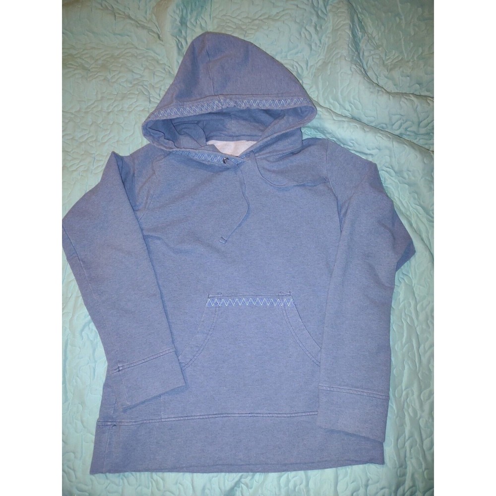 Patagonia Women's Small Hoodie Contrast Trim. EUC, GREY DRAW STRING YOUTH LRG
